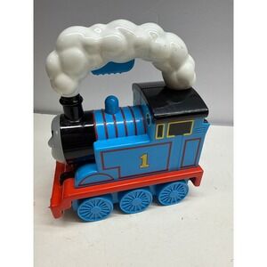 Thomas & Friends Thomas the Tank Engine Toy with Steam Cloud Carry Handle Blue
